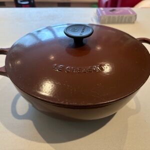 Le Creuset Chestnut Brown #26 Soup Pot/Bouillabaisse Pot